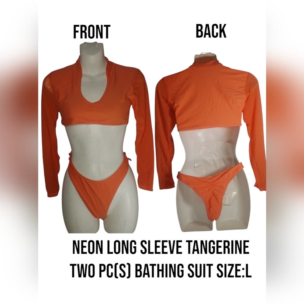 Tangerine Two-Piece Bathing Suit